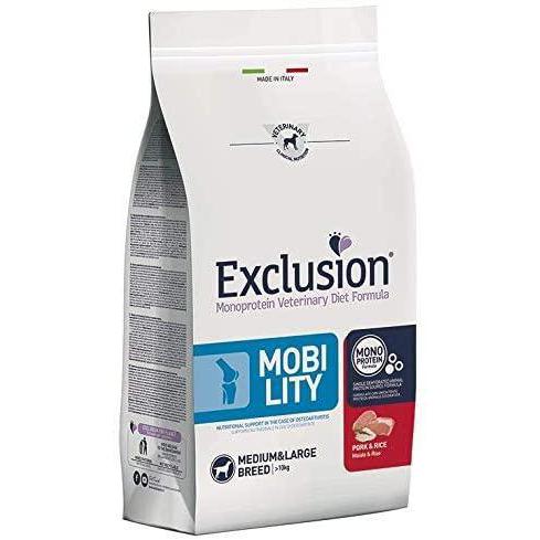 Exclusion Diet Mobility Maiale e Riso Medium/Large 12 kg Exclusion Diet Mobility Maiale e Riso Medium/Large 12 kg